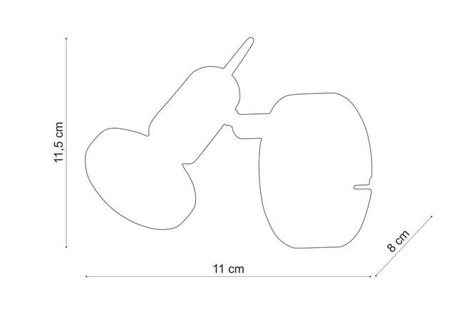 Globo Kinkiet LED ANNE I 54383-1