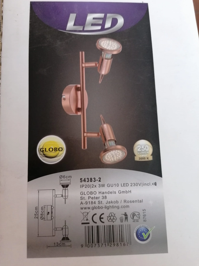 Globo Plafon LED Anne 54383-2