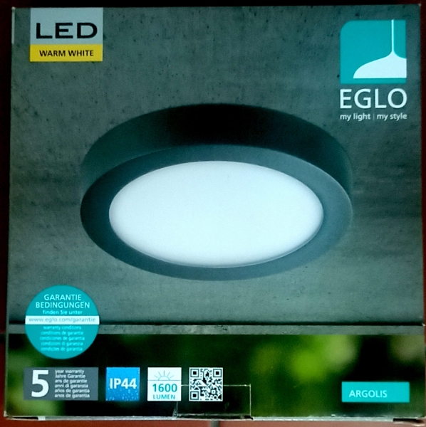 Plafon zewnętrzny EGLO Argolis 96492