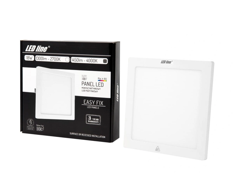 Panel LED line Easy Fix 18W 1450lm 4000K 249464