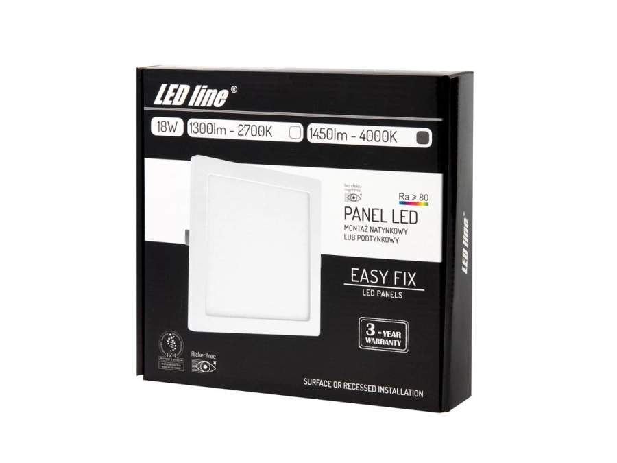 Panel LED line Easy Fix 18W 1450lm 4000K 249464