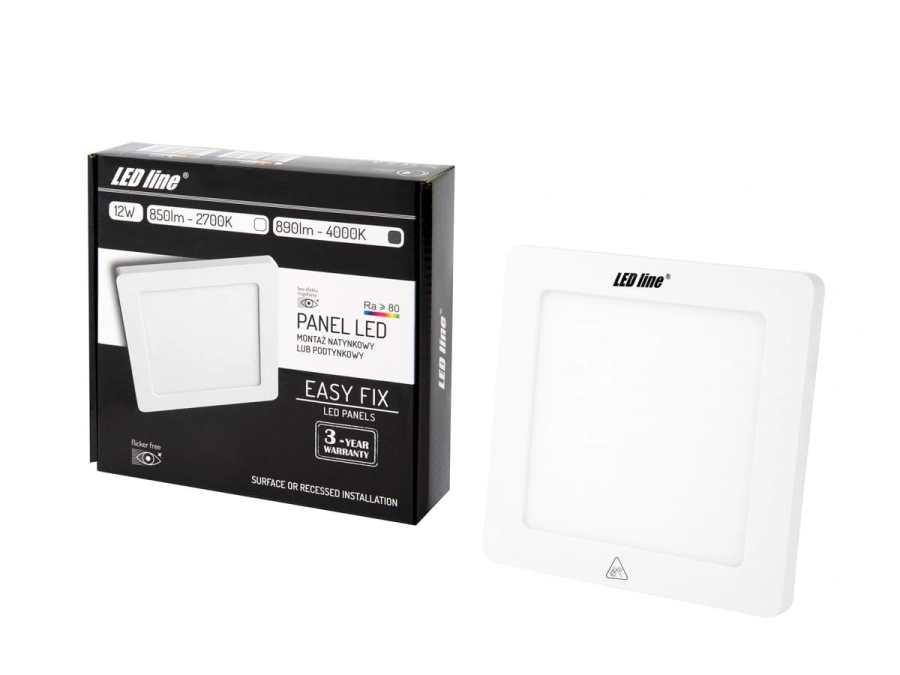Panel LED line Easy Fix 12W 890lm 4000K 246890