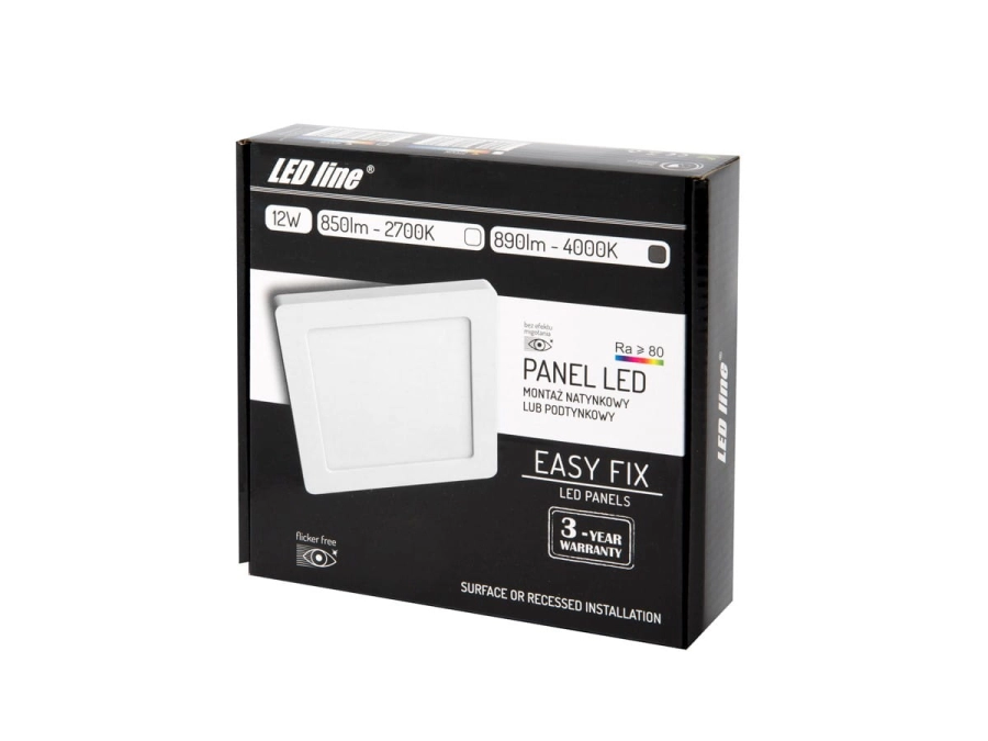 Panel LED line Easy Fix 12W 890lm 4000K 246890