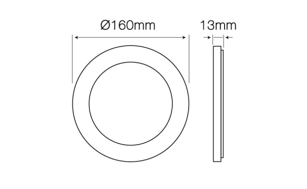 Panel LED line Easy Fix 12W 1010lm 2700K 248795