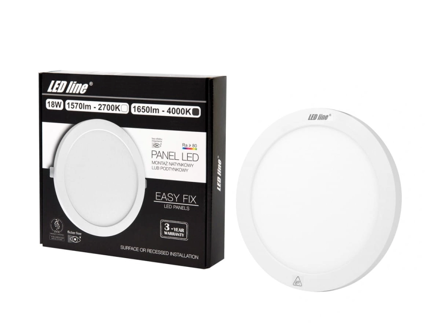 Panel LED line Easy Fix 18W 1650lm 4000K 248825