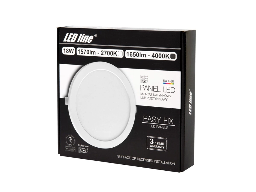 Panel LED line Easy Fix 18W 1650lm 4000K 248825