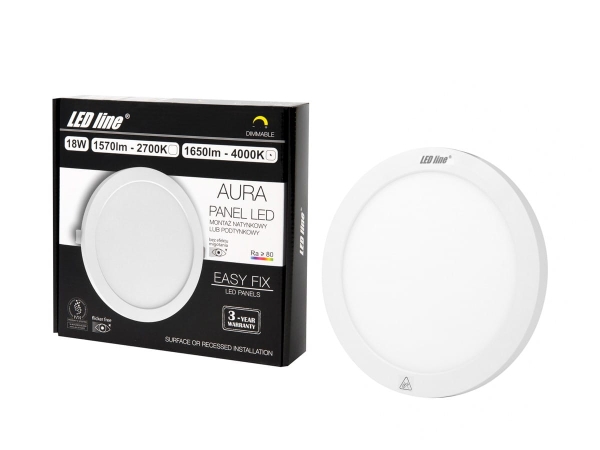 Panel LED line Easy Fix AURA ściemnialny 18W 1650lm 4000K 470058
