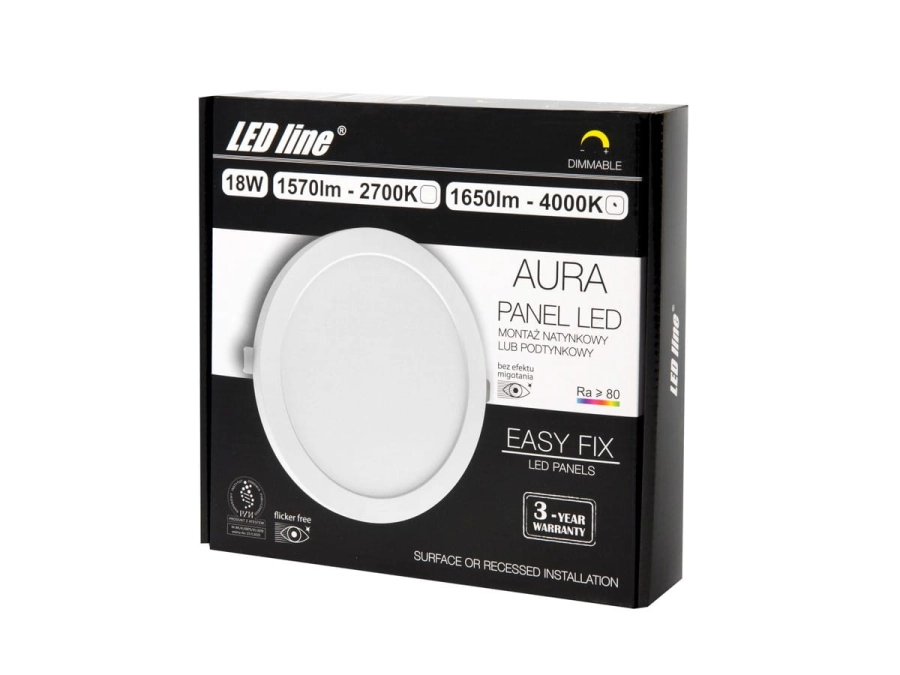 Panel LED line Easy Fix AURA ściemnialny 18W 1650lm 4000K 470058
