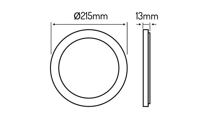 Panel LED line Easy Fix AURA ściemnialny 18W 1650lm 4000K 470058