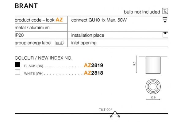 Azzardo Brant AZ2818