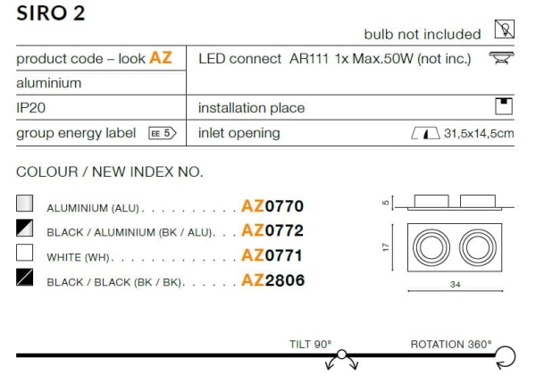 Siro 2 Black/Black model AZ2806