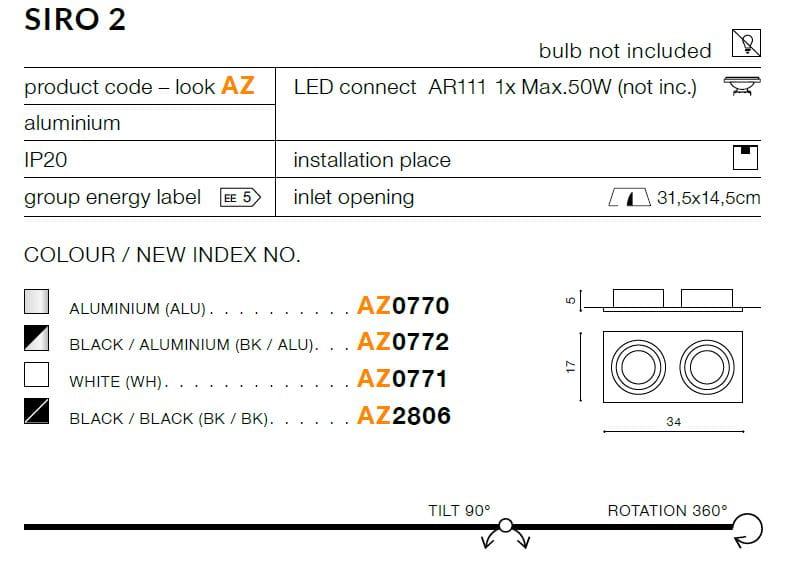 Siro 2 Black/Black model AZ2806