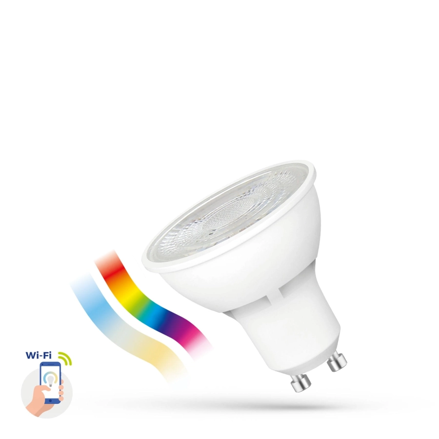 Spectrum LED 5W GU10 Wi-Fi SMART CCT/RGB WOJ14415