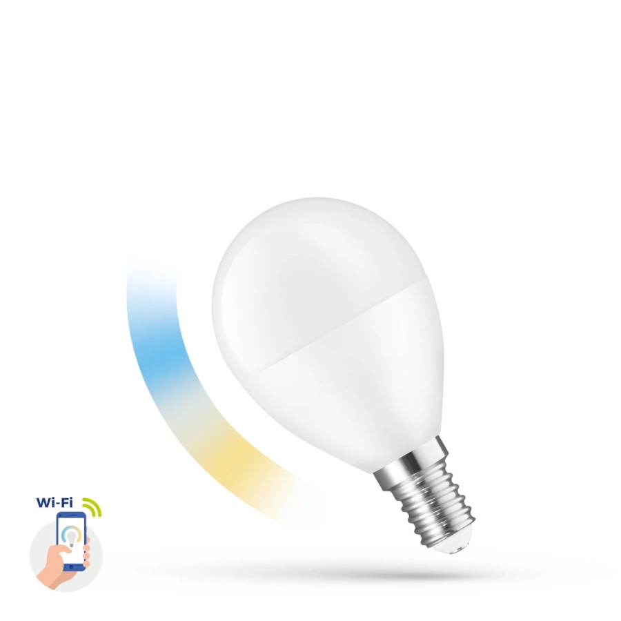 Spectrum LED 5W E14 Wi-Fi SMART CCT WOJ14414