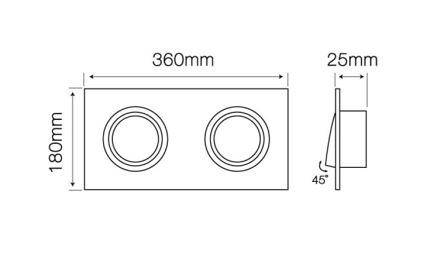 Led Line AR111 aluminium 248412