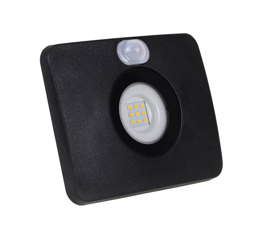 Surfi z czujnikiem 10W 700lm 3000K IP65 czarny LFL410BS