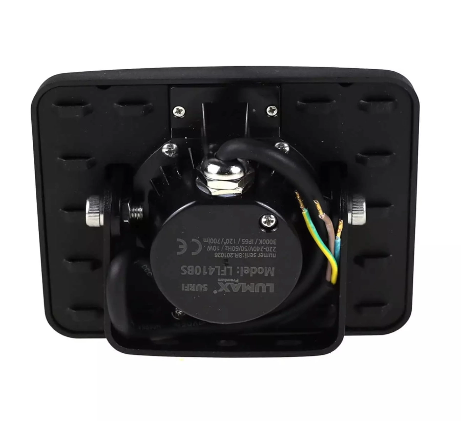Surfi z czujnikiem 10W 700lm 3000K IP65 czarny LFL410BS