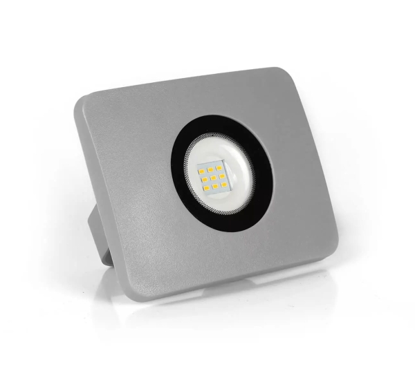 LUMAX naświetlacz LED Surfi 10W 700lm 3000K IP65 szary LFL410G