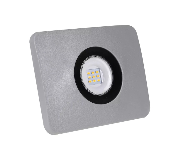 LUMAX naświetlacz LED Surfi 10W 700lm 3000K IP65 szary LFL410G