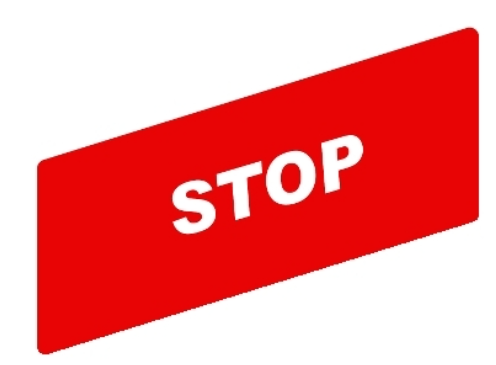 etykieta stop ZBY02304
