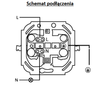 gniazdo schemat